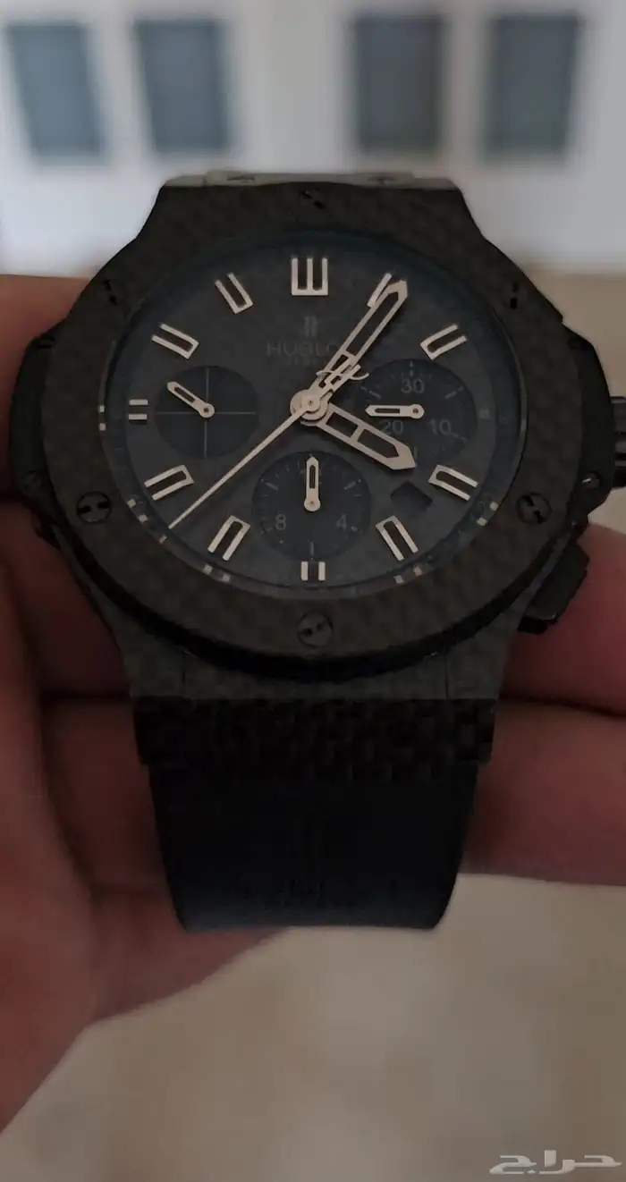 ساعه هوبلو كاربون فايبر Hublot big bang carbon 3
