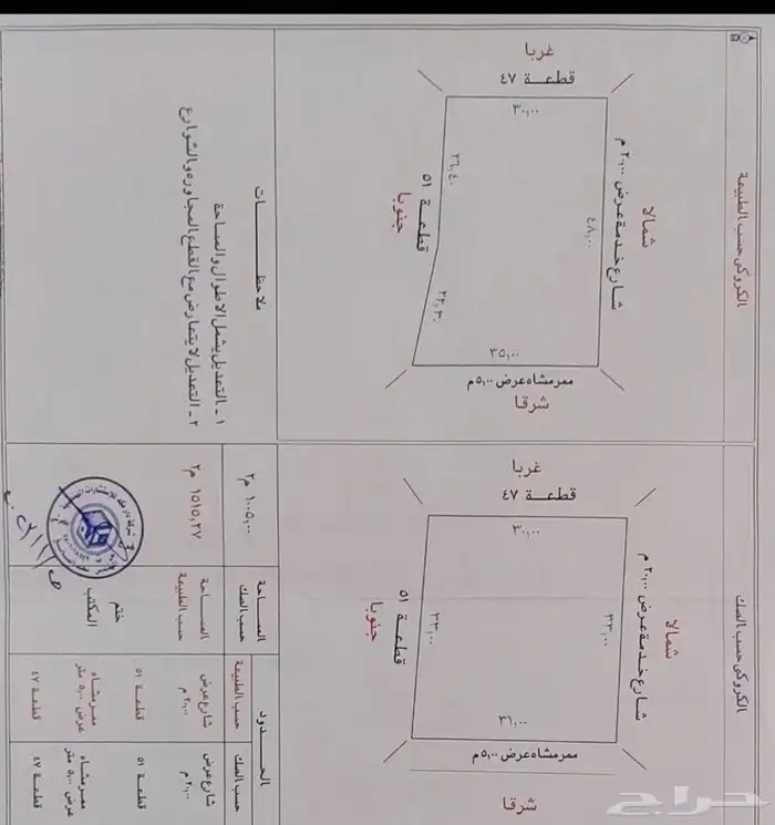 أرض كبيرة للبيع بمحافظة بلجرشي بحي الفرشة 1