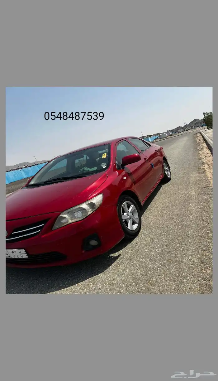 toyota corola   2012  manual gear  super fress insallh. 0