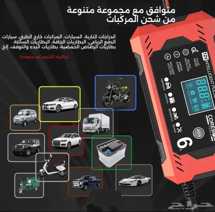 . شاحن بطارية متنقل من شركة COREBOX بكرتونه 1