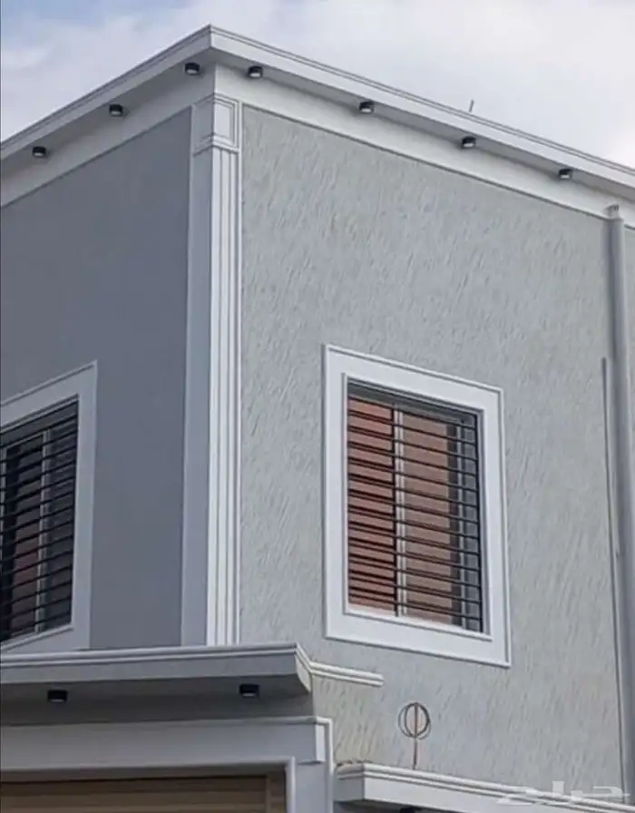 ديكورات خارجيه بديل الحجر الطبيعي سمنت أبيض وبطحاء الرياض 4