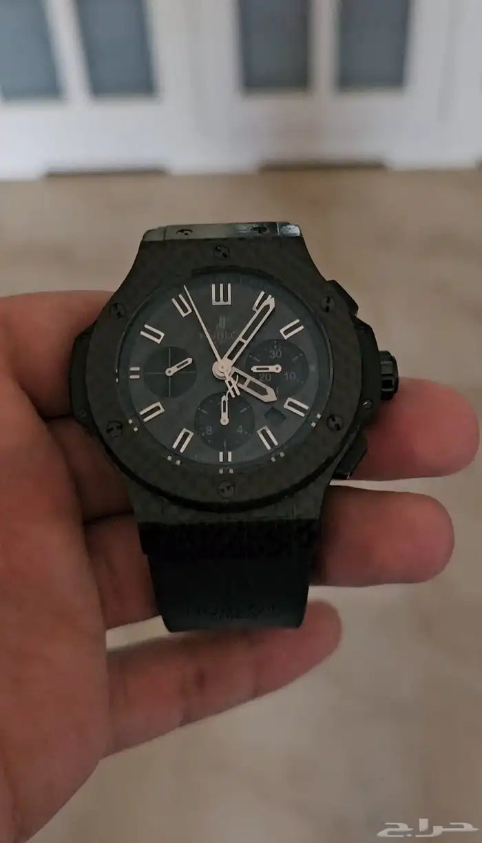 ساعه هوبلو كاربون فايبر Hublot big bang carbon 7