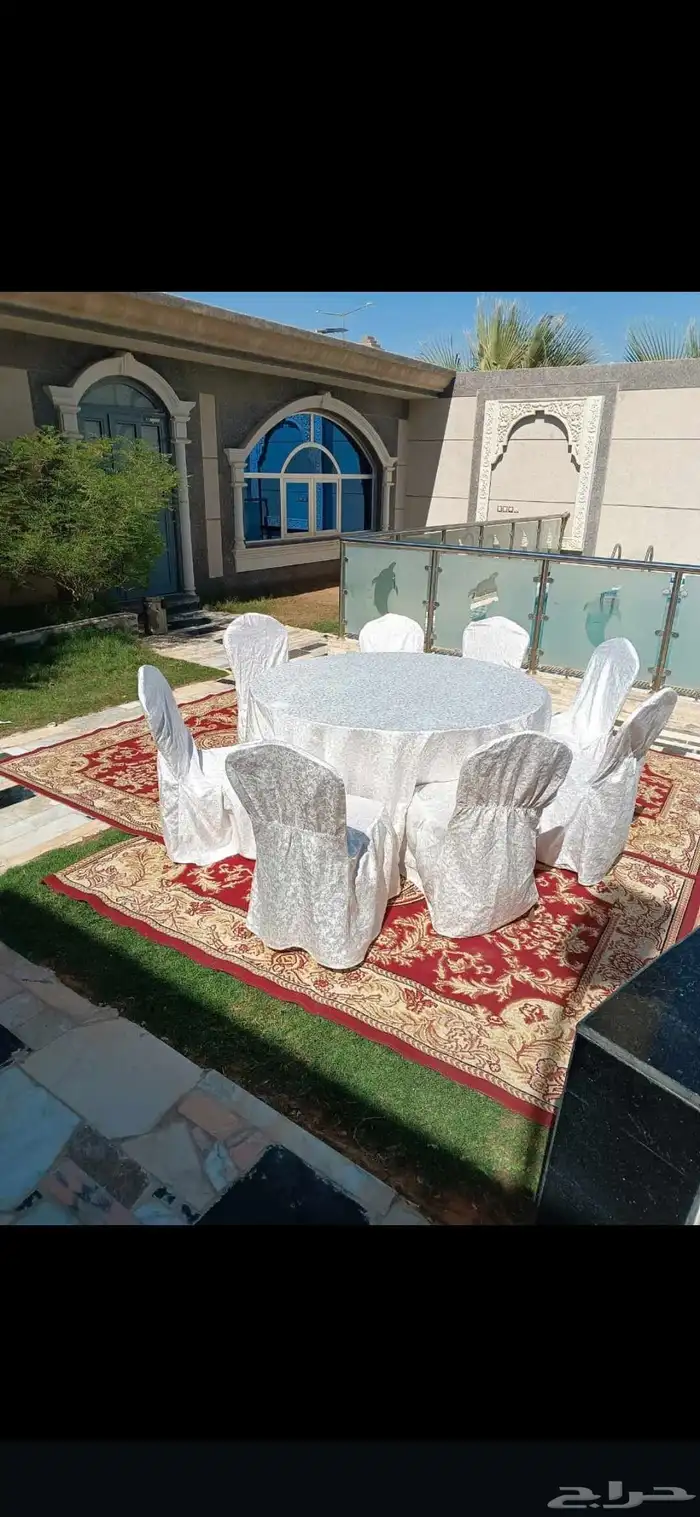 للحفلات والمناسبات قهوجينن وصبابين كراسي بنوعها اطولات بأنوا 9