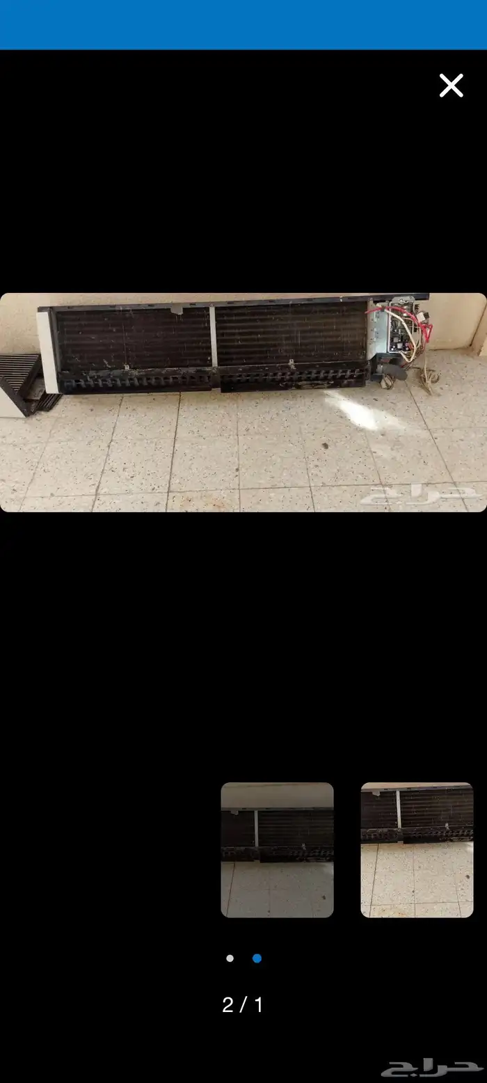 للبيع مكيف 30 الف وحدة حار وبارد عليه سوم 350 0