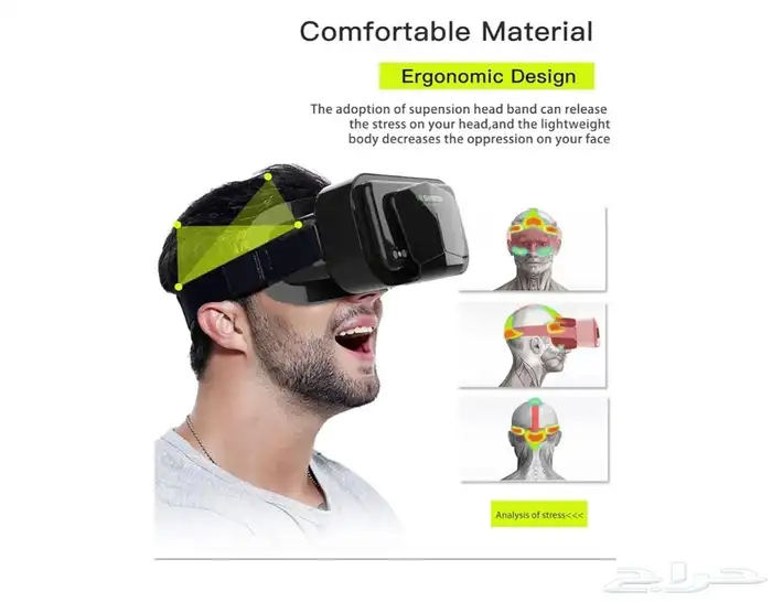 MAKINGTEC VR SHINECON Virtual Reality VR Headset 3D Glasses 4