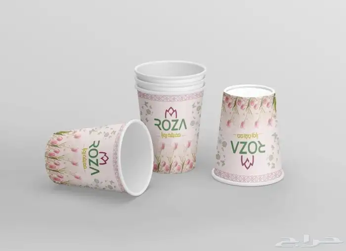 اكواب ورقية كاسات مطبوعة 7