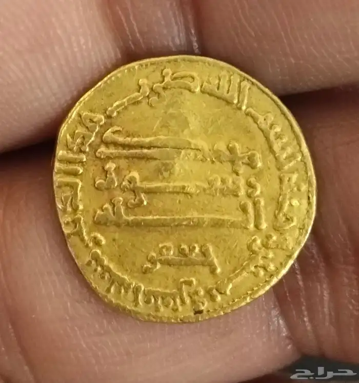 دينار عباسي ذهب هارون الرشيد سنة 182 ه 1