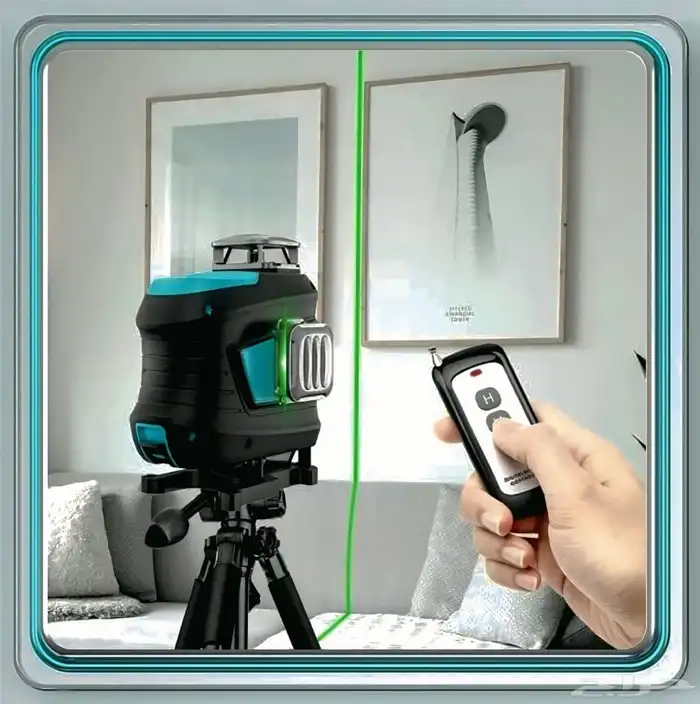 ميزان متر الليزر 360 درجة الاحترافي 16خط ليزر أخضر بضمان عام 0