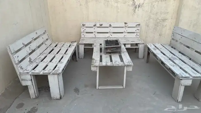 جلسة خارجيه خشب 30 ريال 0