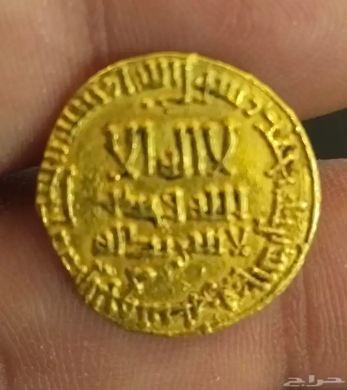 دينار عباسي ذهب هارون الرشيد سنة 182 ه 0