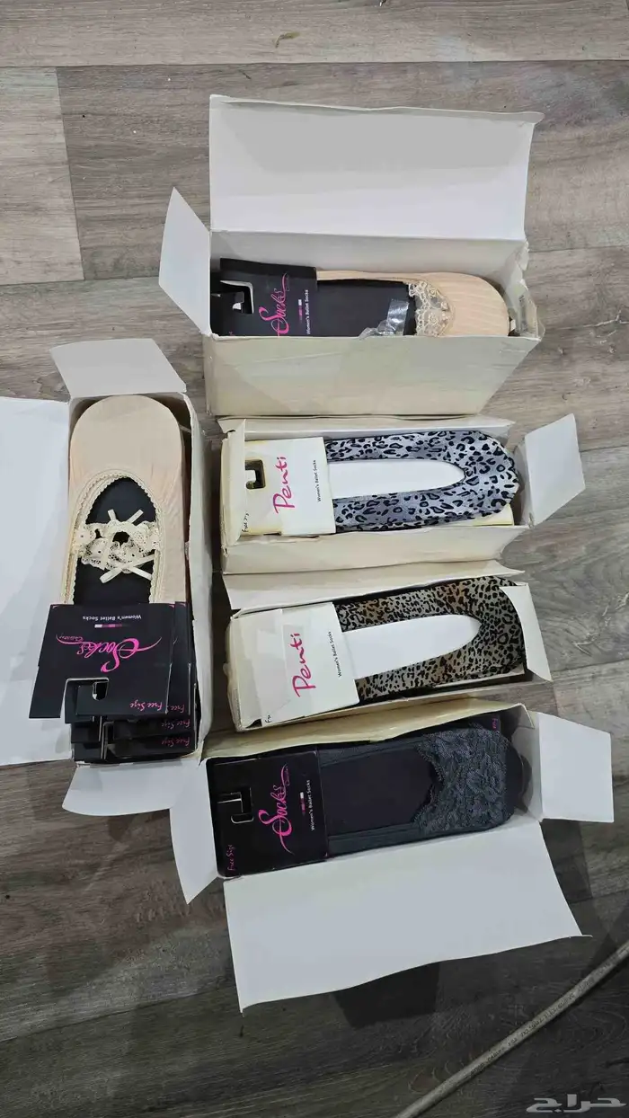 جوارب يوغا قطنية لرياضة الباليه والرقص 0