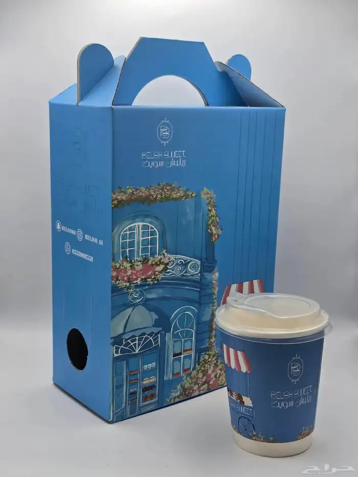 مطبعه طباعه اكواب طباعه بوكسات قهوه كاسات جاك ترمس قهوه 0