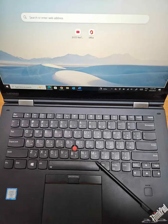 لابتوب لينوفو ثينك باد x1 yoga. شاشه تاتش   معه شاحن و قلم. 0