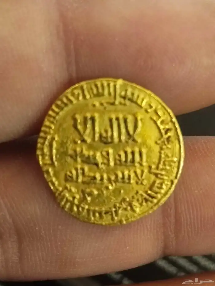 دينار عباسي ذهب هارون الرشيد سنة 182 ه 2