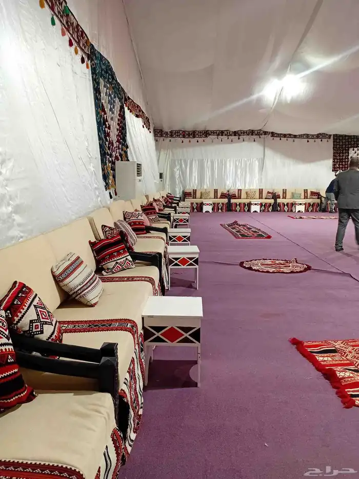 تأجير جلست شعيبه تراثيه خيام اوروبي وكراسي بيوت شعر مكي 8