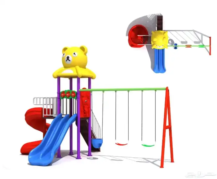 المرجيحة زحلقه ألعاب روضة 8