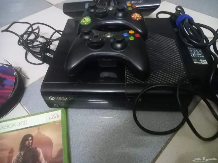 اكس بوكس 360 مع كاميرا مع يدين مع جميع اسلاكها ب 700 ريال 23