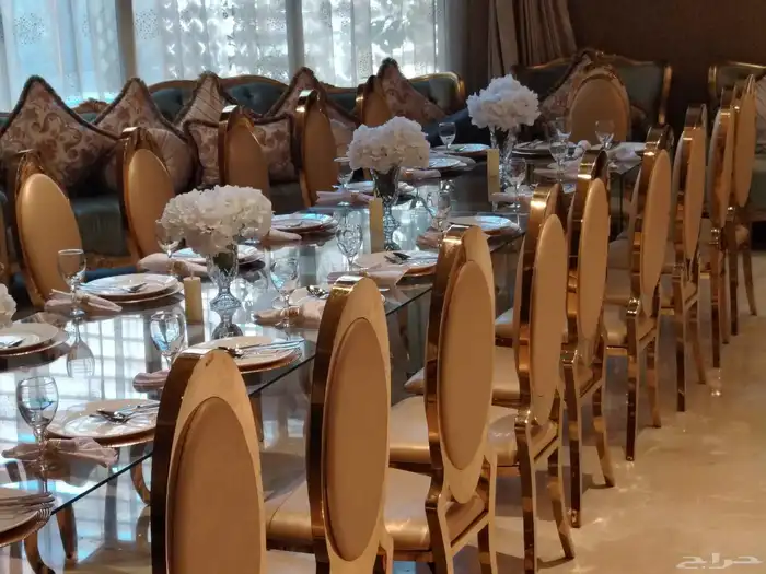 تاجير كراسي وطاولات ومداخل 2