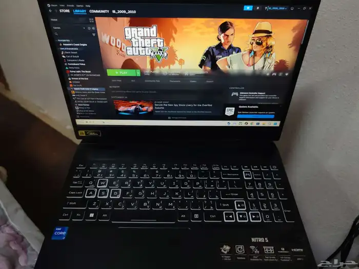 لابتوب ألعاب ACER nitro5 11