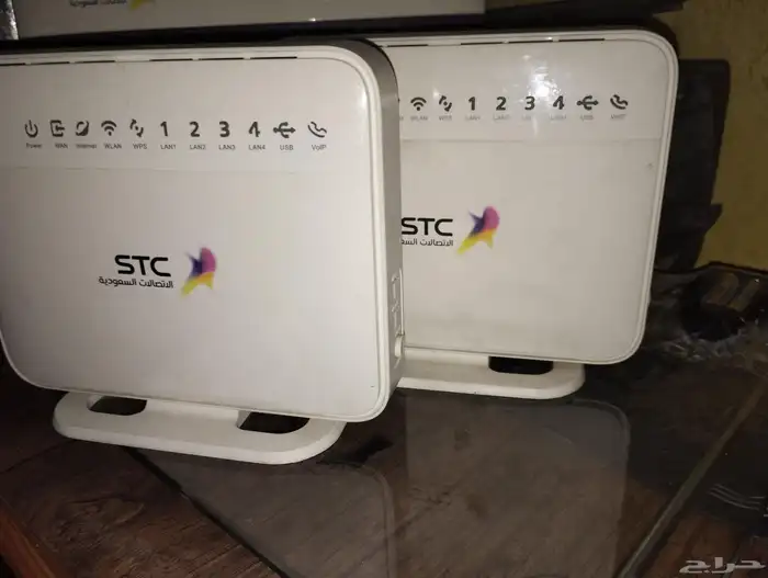 راوتر فيبر stc ومودم stc 2