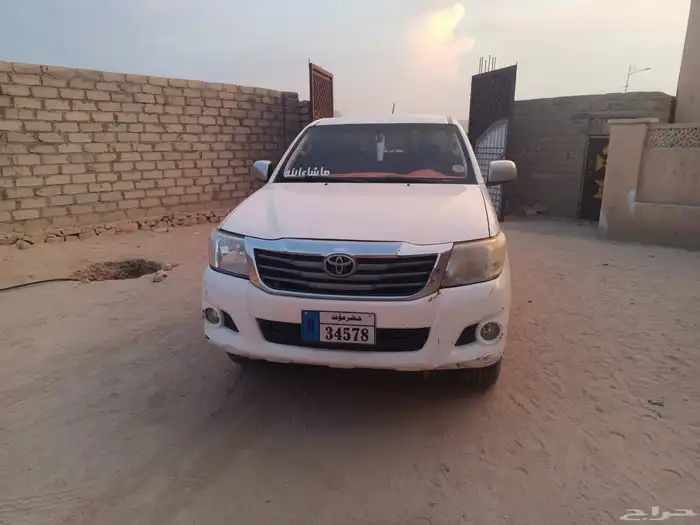 هايلوكس تايوتا ديزل ذبل 2012 حضرموت الوادي 9