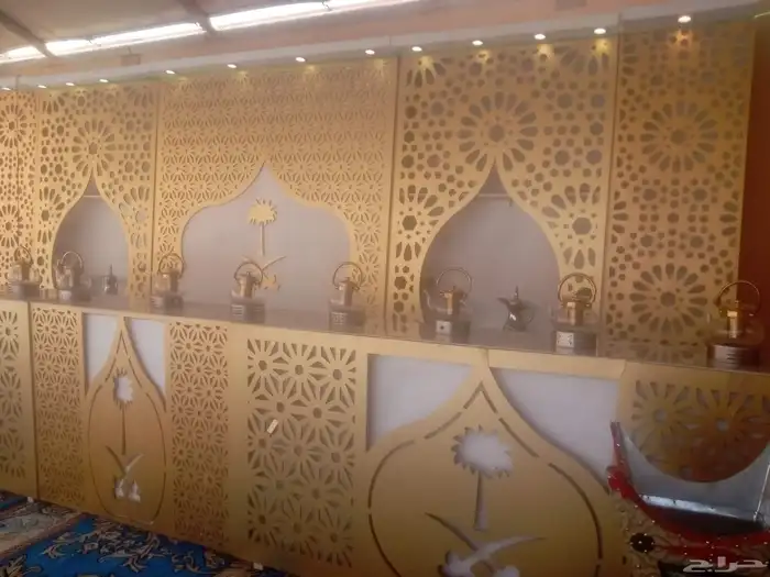 تاجير فرشات كنب ملكي ازرق ذهبي اخضر خيام 1