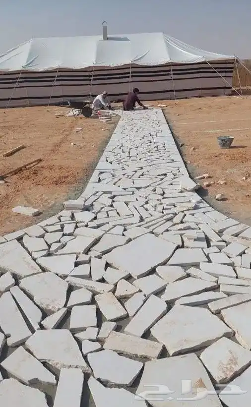 حجر عشوائي حجر ممرات 4