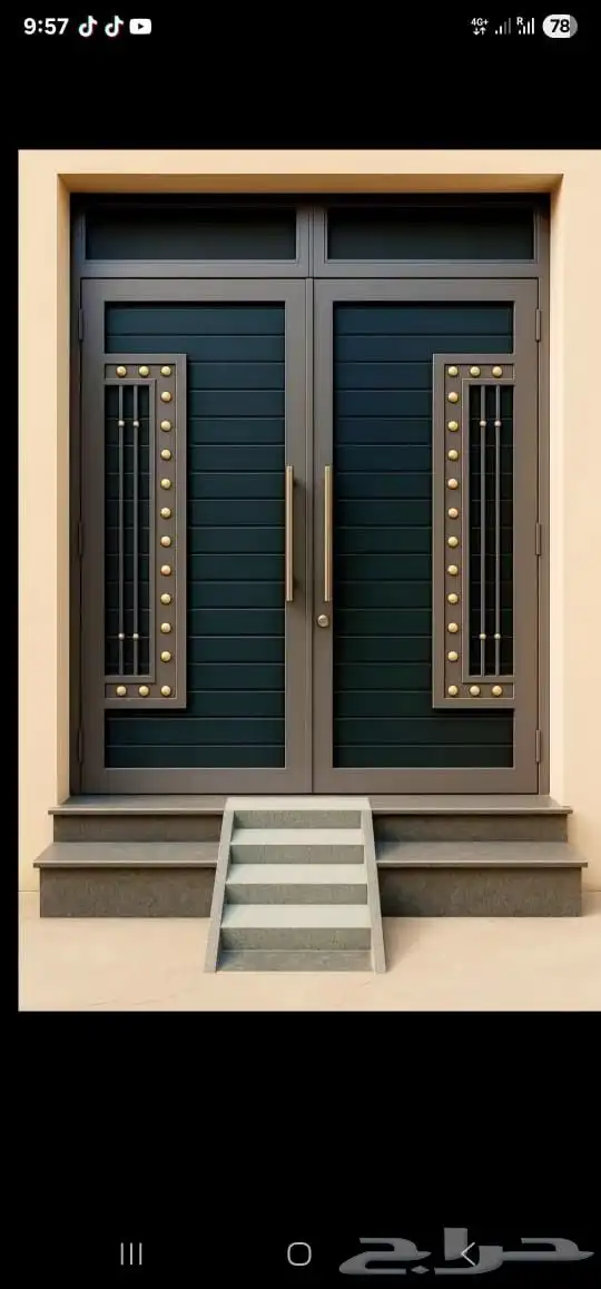 شغل حديد باب ليزر مظعلات ستارا 4