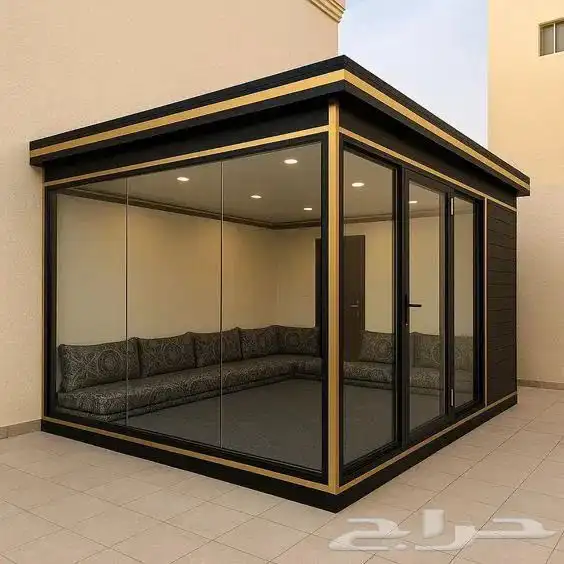 مجالي زجاجيه مقفله جلسات شتويه مفتوحه 3