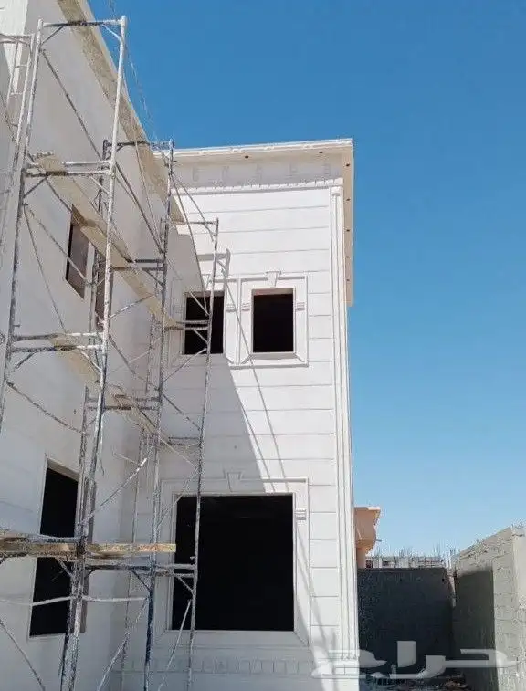 بديل الحجر لياسه ملونه تكلفه بسيطه تعطي شكل الحجر 2