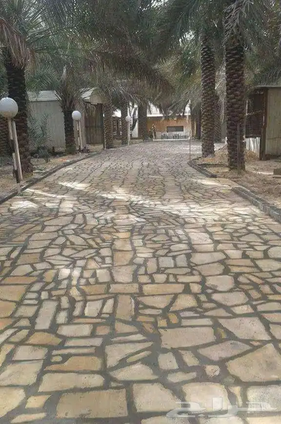 حجر عشوائي حجر ممرات 2