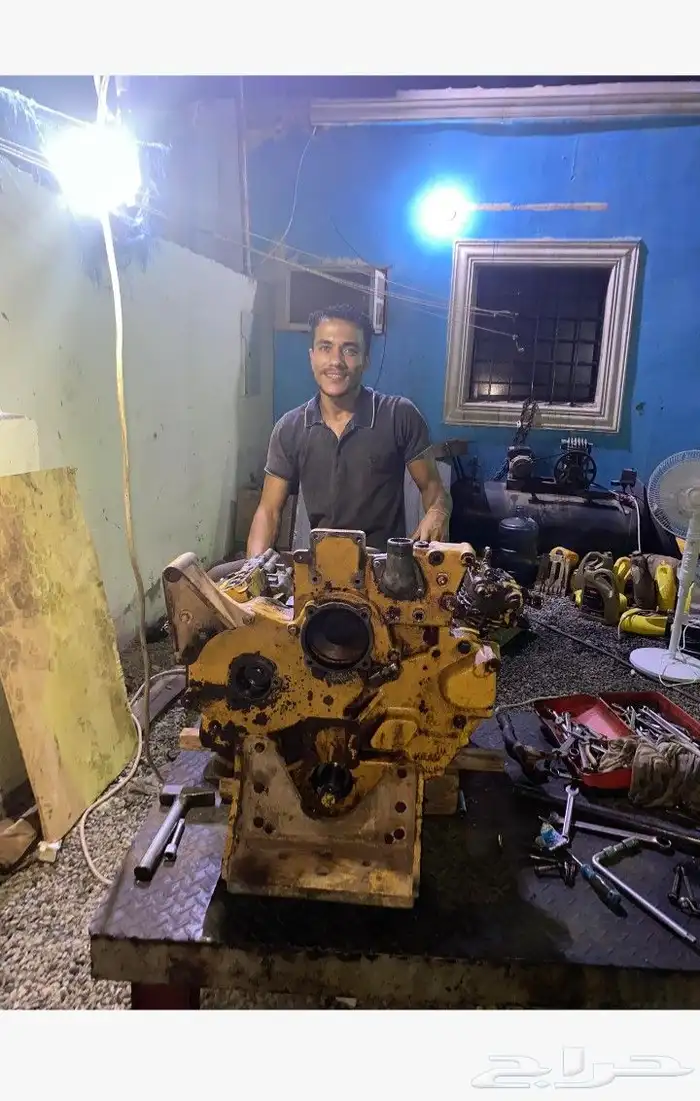 ورشه ميكانيكي معدات ثقيله فحص قبل الشراء شيولات بوكلين 0