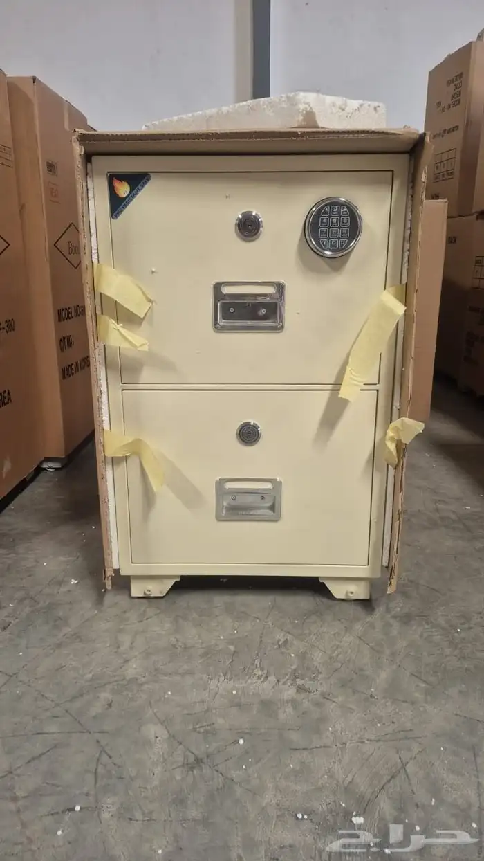 خزائن مقاومة للحريق بجميع اوزانها 1