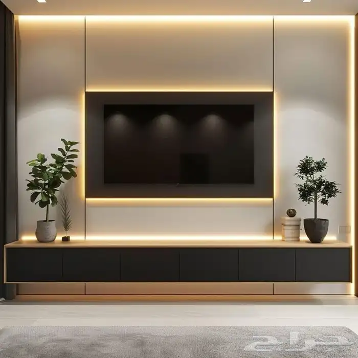 شيبورد مكتبة شاشة مخفيه 0