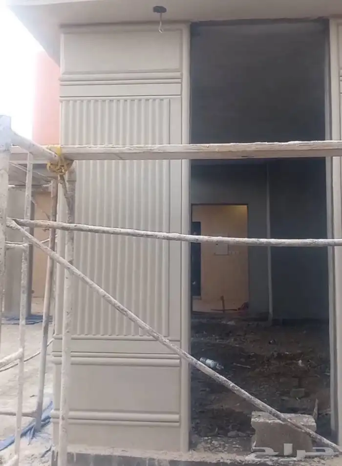 بديل الحجر لياسه ملونه تكلفه بسيطه تعطي شكل الحجر 6