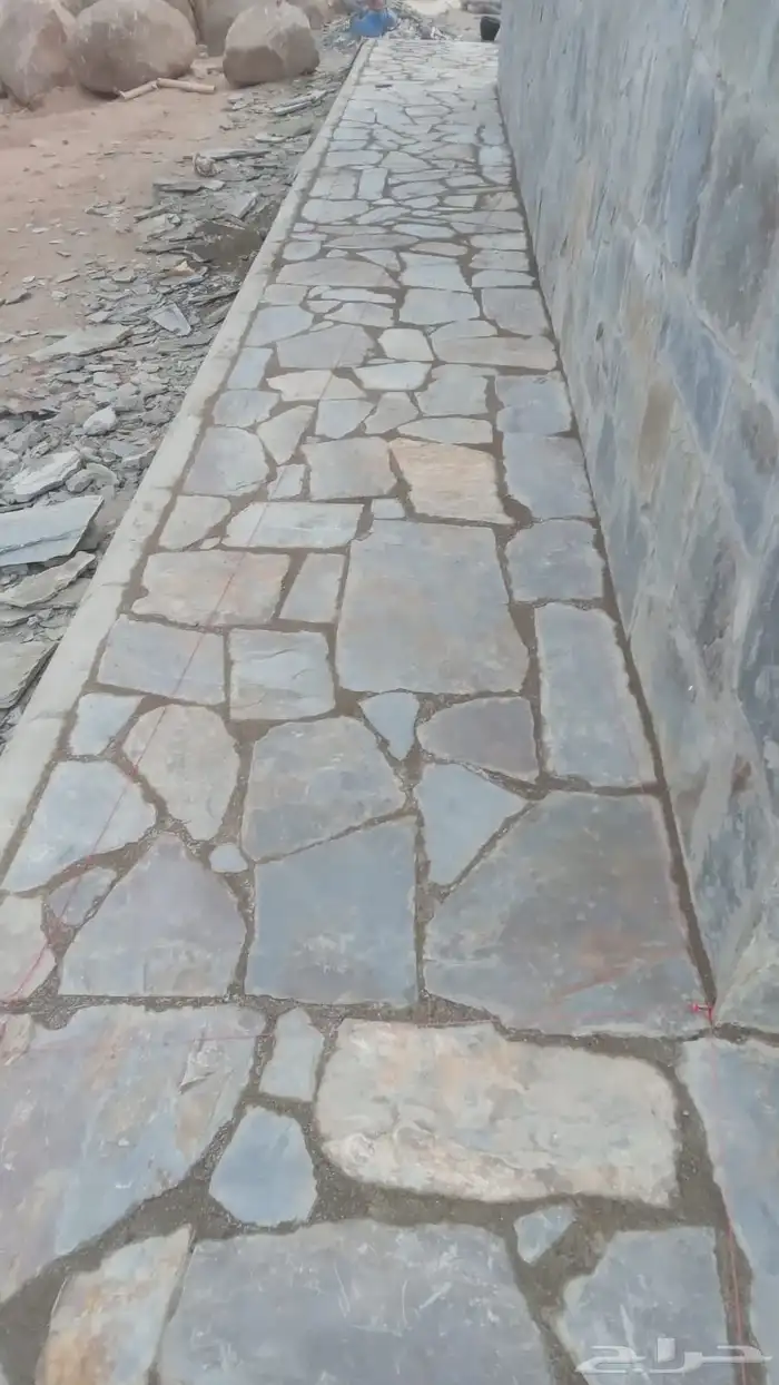 تلبيس حجر تراث قديم طبيعي انواع الحجر وشغل علا اشرط 3