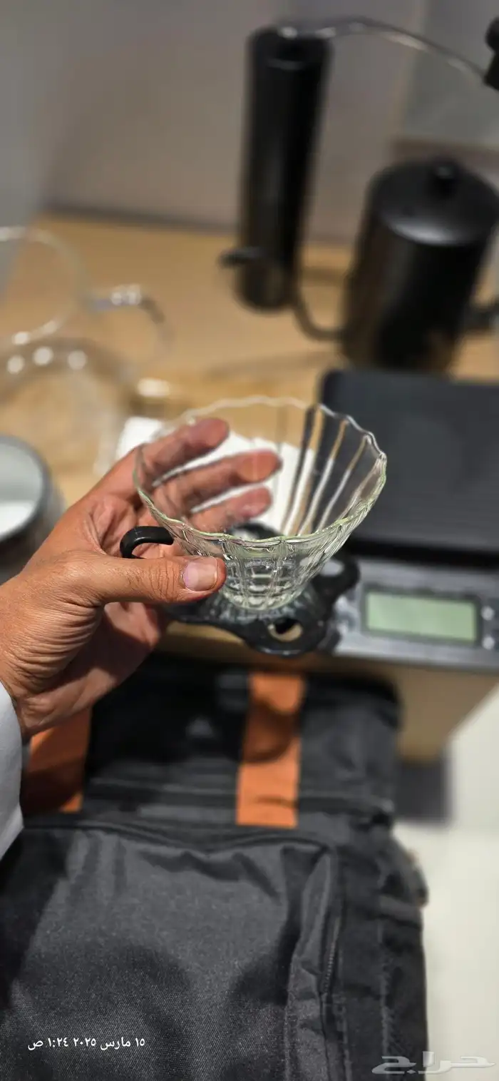 شنطة القهوة المختصة مع الأدوات 8 أدوات مع الشنطة 3