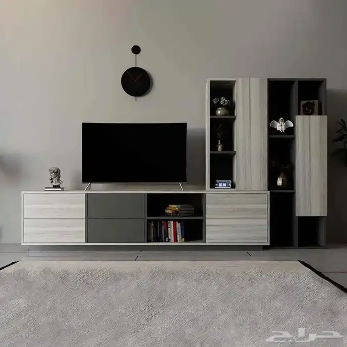 طقم طاولات متكامل لون رمادي درجتين 3