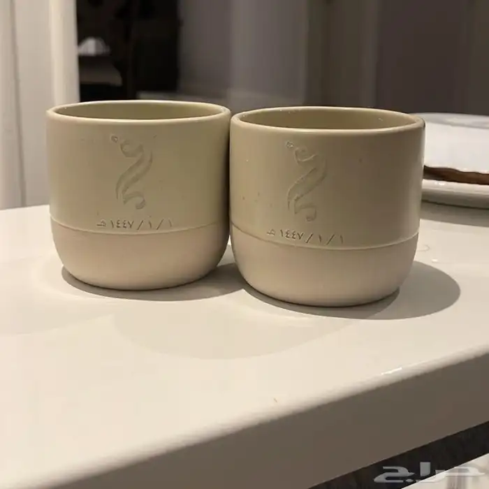 أكواب الفخار للعرسان بالاسم 9