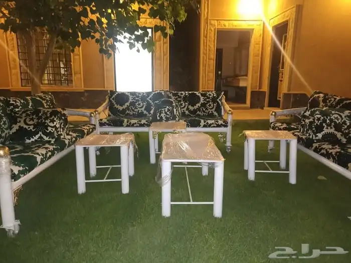 كراسي حديد جلسات خارجيه مراكيز شعبيه كويتيه 0