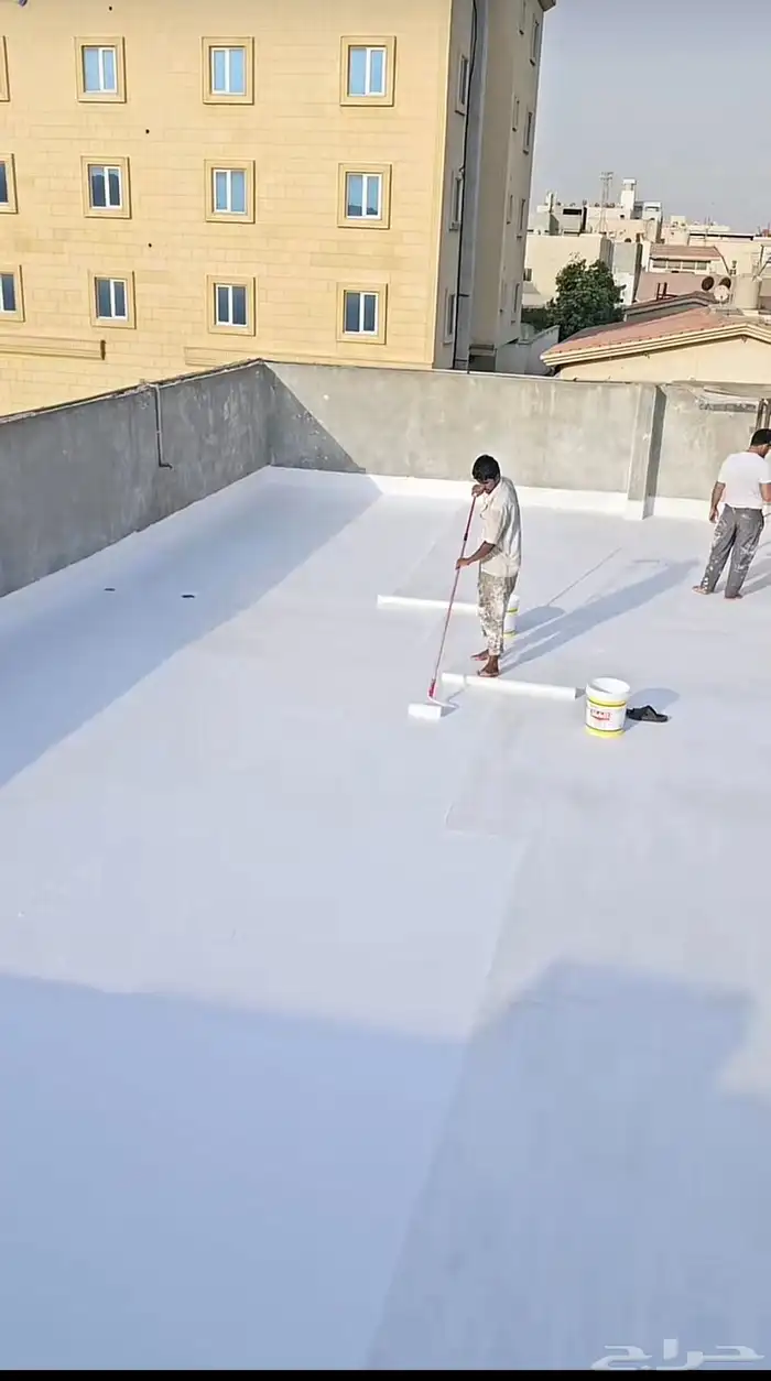 عزل اسطح مقاوم للمياه الامطار والحراره 1