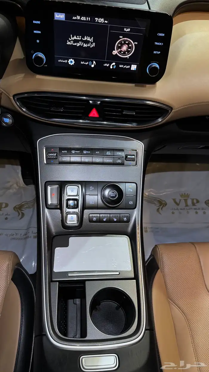 سنتافي 2024 رصاصي مستعمل ميد فل كامل 4سلندر 19