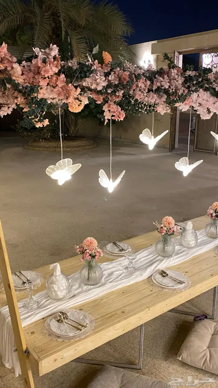 تنسيق توديع عزوبيه مع طاولة الطعام 4