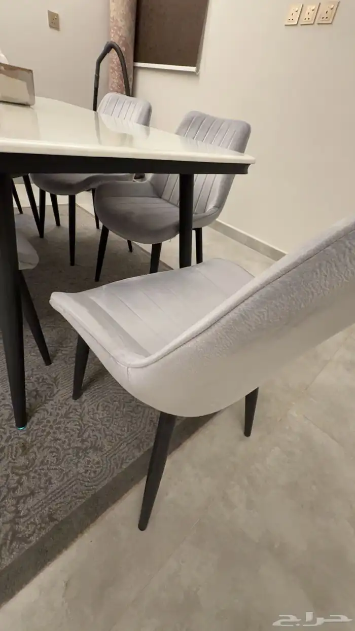 طاولة طعام   6 كراسي 1