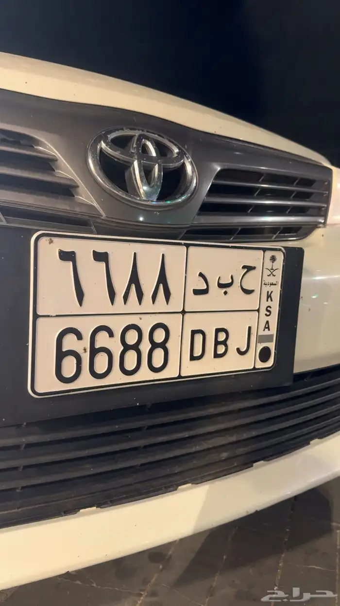 لوحه للبيع ح ب د 6688 0