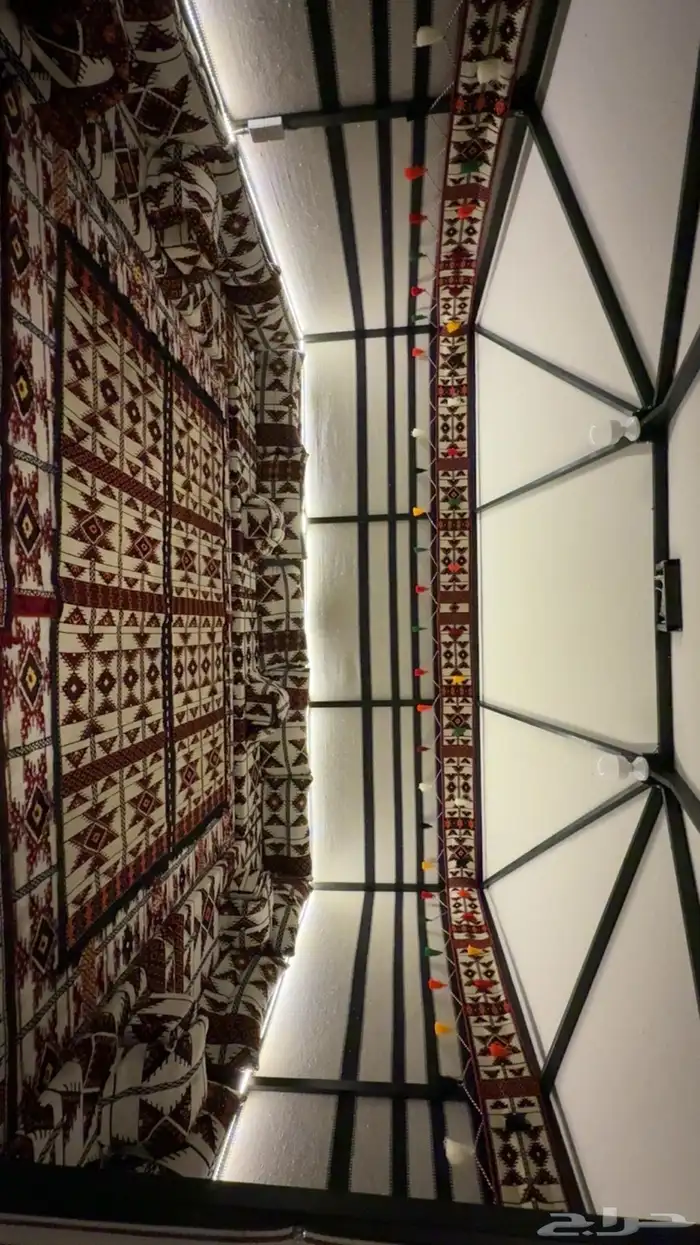 بيوت الشعر المطورة على هيكل حديد 6