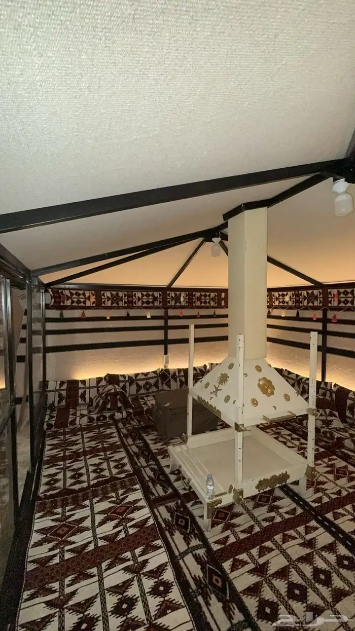 بيوت الشعر المطورة على هيكل حديد 8