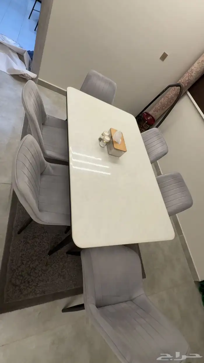 طاولة طعام   6 كراسي 0