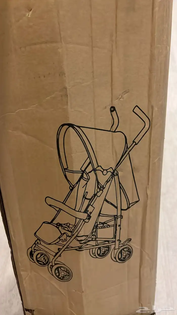 عربية اطفال زرقاء جديدة بكرتونها 1