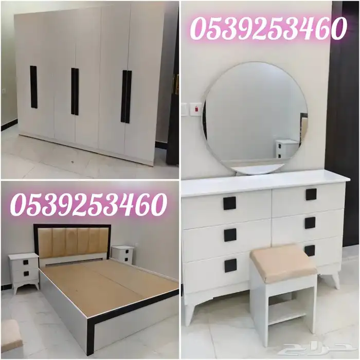 غرف نوم جديده وطني 1800ريال بالتوصيل والتركيب 8